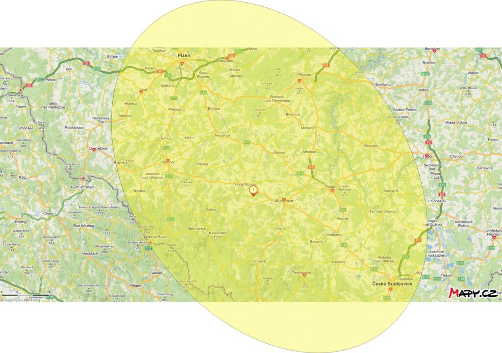 Mapa svozu